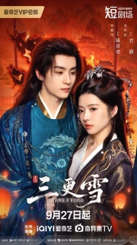 Снегопад в час ночной